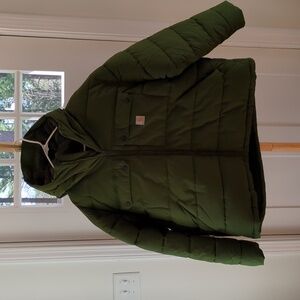 Carhartt Rain Defender Montana Loose Fit Insulated Puffer Jacket Green #105474